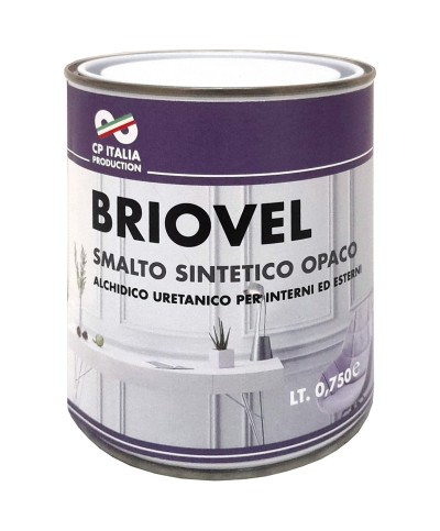 Ferramenta1.com | Smalto briovel 0,750 l nero satinato - PZ 6