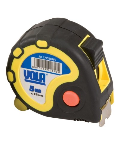 Ferramenta1.com | Flessometro vola tekna pro in abs  5 m x 25 mm* - PZ 6