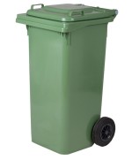 Ferramenta1.com | Pattumiera 120 l con ruote verde mp - PZ 1