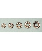 Ferramenta1.com | Sc orli sottovite acciaio nichelato 10 mm  50 pz - SC 5
