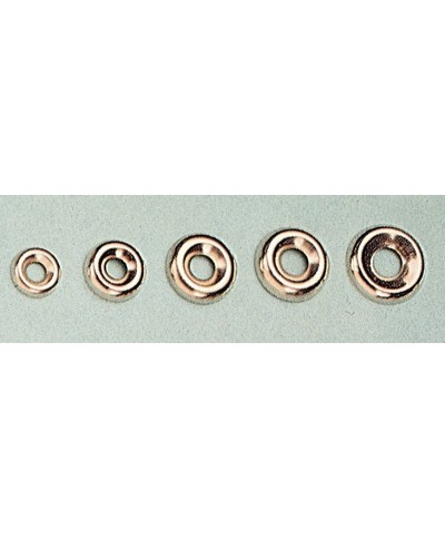 Ferramenta1.com | Sc orli sottovite acciaio nichelato 14 mm  50 pz - SC 5