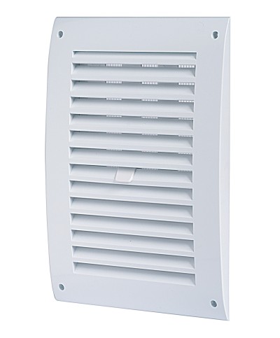 Ferramenta1.com | Griglia aerazione abs c/chiusura e rete 140x300 - PZ 5