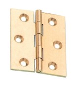 Ferramenta1.com | Bl cerniera fresata piana ottone sat 50x40 mm 2 pz - BL 6
