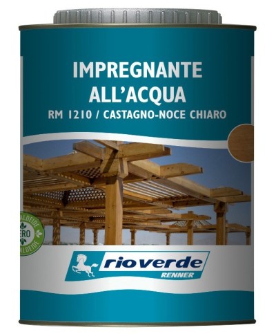 Ferramenta1.com | Rioverde rm 1210 impregnante 0,750 l noce chiaro - PZ 6