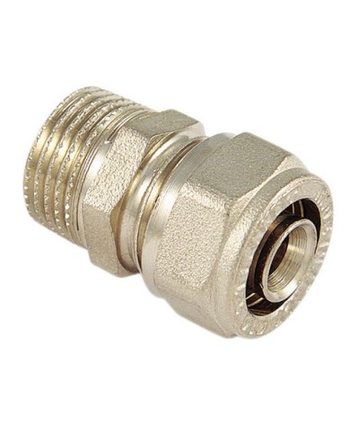 Ferramenta1.com | Raccordo diritto m.20x1/2 per multistrato - PZ 5