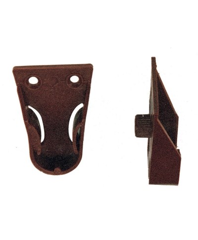 Ferramenta1.com | Bl reggitubo laterale d 18 mm c/perno marrone 2 pz - BL 5