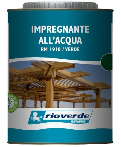 Ferramenta1.com | Rioverde rm 1910 impregnante 0,750 l verde - PZ 6