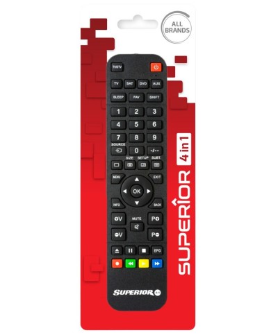 Ferramenta1.com | Telecomando tv superior programmabile 4 in 1 - PZ 1