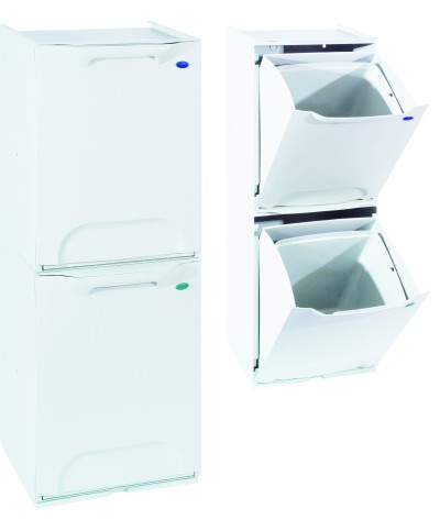 Ferramenta1.com | Pattumera modulare con secchio 20 l bianco - PZ 1