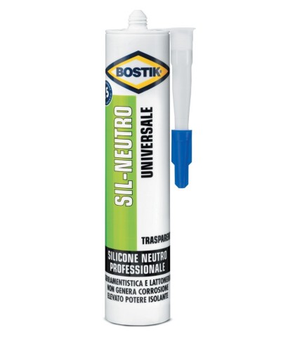 Ferramenta1.com | Bostik sil-neutro universale 300 ml trasparente - PZ 12