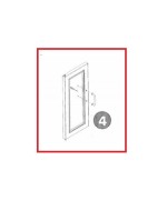 Ferramenta1.com | R kit lavatoio resinabianco (anta sx-dx) - PZ 1