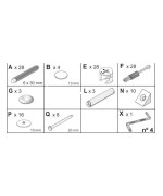 Ferramenta1.com | R kit credenza 3a zaiken-(kit viti) - CF 1