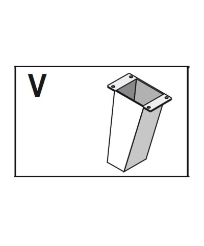 Ferramenta1.com | R kit credenza 3a zaiken-(piede) - CF 1