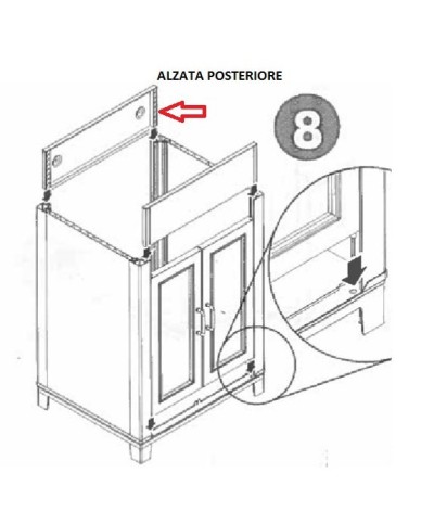 Ferramenta1.com | R kit lavatoio resinabianco-(alzata post.) - PZ 1