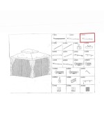 Ferramenta1.com | R trave c x gazebo adventure mt.3x4 - PZ 1