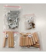 Ferramenta1.com | R kit montaggio x libreria cubo 6 - CF 1