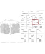 Ferramenta1.com | R crociera (j)x gazebo adventure mt.3x4 - PZ 1