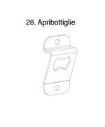 Ferramenta1.com | R apribottiglie nr.28 x barbecue asado - PZ 1