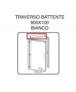 Ferramenta1.com | R traverso battente x porta microtec frassino/bianco 210x70 - PZ 0