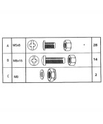 Ferramenta1.com | R viti  montaggio x barbecue mod.xz02d - CF 0