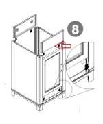 Ferramenta1.com | R alzata frontale x kit lavatoio resinacm.45x50 - PZ 1