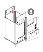 Ferramenta1.com | R alzata posteriore x kit lavatoio resinacm.45x50 - PZ 1