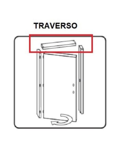 Ferramenta1.com | R traverso battente porta microtec rov sbia 210x70 - CF 1