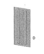 Ferramenta1.com | R fianco dx2 x pattumiera 2 ante cm. 68x37x90h art plast - PZ 1