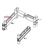 Ferramenta1.com | R cintura m x armadio terry wave 1a 35x44x181h t/p 2350ruw - PZ 1