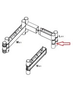 Ferramenta1.com | R cintura l x armadio terry wave 1a 35x44x181h t/p 2350ruw - PZ 1