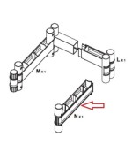 Ferramenta1.com | R cintura n x armadio terry wave 1a 35x44x181h t/p 2350ruw - PZ 1