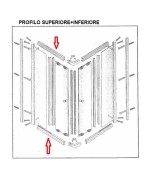 Ferramenta1.com | R profilo sup+inf.x box doccia crist.tras/ser mm.6 cm.80x80 lusso - CF 1