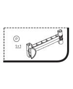 Ferramenta1.com | R coppia maniglie p 1+1 x armadio rattan   antracite - CP 1