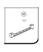 Ferramenta1.com | R coppia supporto  m 1+1 x armadio rattan t/p antracite - CP 1