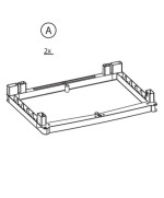 Ferramenta1.com | R ax2 x armadio rattan  cm.65x45x172h t/piani antracite - PZ 1