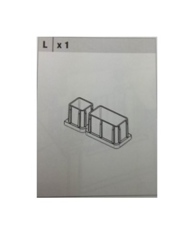 Ferramenta1.com | R piedino l x salotto resina 4pz.c/cusc.nebraska 2 marron - PZ 1