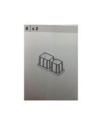 Ferramenta1.com | R piedino r x salotto resina 4pz.c/cusc.nebraska 2 marron - PZ 1