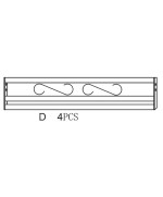Ferramenta1.com | R trave d x gazebo in acciaio mt.3x4 armonia yf-3246 - PZ 1