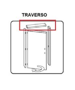 Ferramenta1.com | R traverso battente x porta microtec ciliegio 210x70 - CF 1