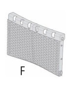 Ferramenta1.com | R frontale f x allibert/keter set iowa balcony cappucc. - PZ 1