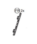 Ferramenta1.com | R fr x cassapanca  rattan  cm. 80x44x51h 180lt. antracite - PZ 1
