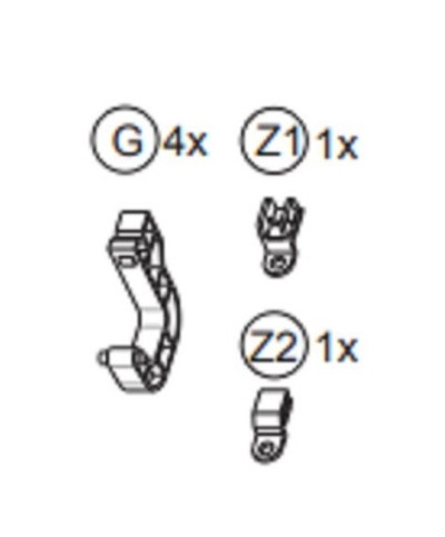 Ferramenta1.com | R accessori montaggio x cassapanca  rattan  cm. 80x44x51h 180lt. antracite - CF 0