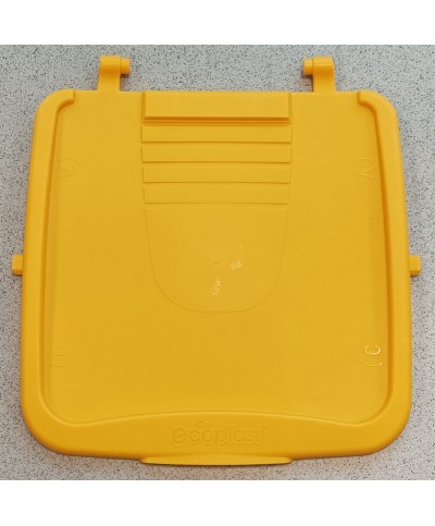 Ferramenta1.com | R coperchio giallo x pattumiera ecoplus c/manigl.lt.50 col.assort. - PZ 1