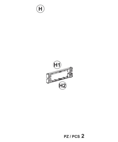 Ferramenta1.com | R (h1-h2) x armadio bios 2 ante (pz1) - CF 1