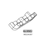 Ferramenta1.com | R 4xang. m02.04.007 armadio sporco pulito resina 1 anta - PZ 1