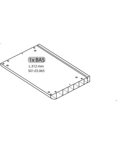 Ferramenta1.com | R 1xbas l.312 mm x armadio spogliatoio resina a 1 posto in kit c/serrat - PZ 1