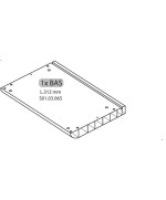 Ferramenta1.com | R 1xbas l.312 mm x armadio spogliatoio resina a 1 posto in kit c/serrat - PZ 1