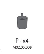 Ferramenta1.com | R px4 x armadio spogliatoio resina a 1 posto in kit c/serrat - PZ 1