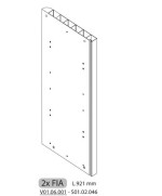 Ferramenta1.com | R 2x fia s01.02.046 x copricaldaia resina himalaya c/serranda 59x39x98h - PZ 1
