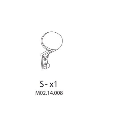 Ferramenta1.com | R s-x1 m02.14.008 x armadio spogliatoio resina a 1 posto in kit c/serrat - PZ 1